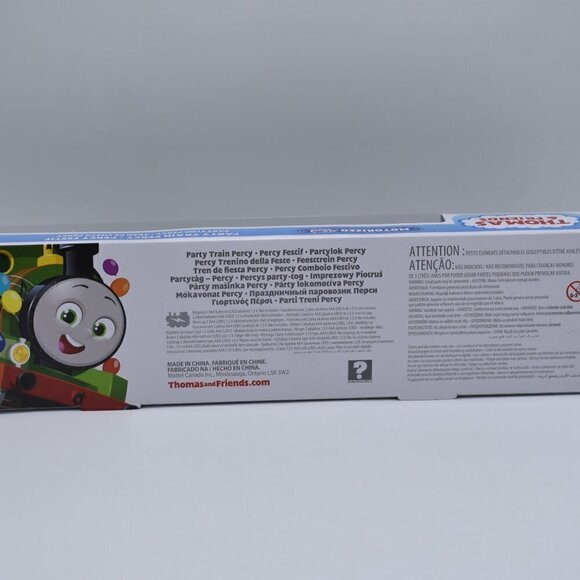 Thomas & Friends Motorized Fisher Price Party Train Percy - Percy Festif New - Picture 8 of 8